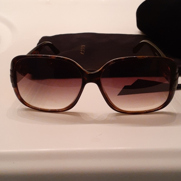 Gucci Tortoise Shell Sunglasses GG-3170-S-791/JS - Picture 3 of 6